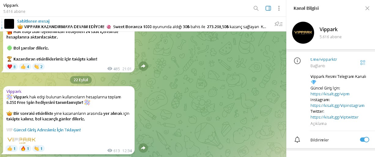 Vippark Telegram